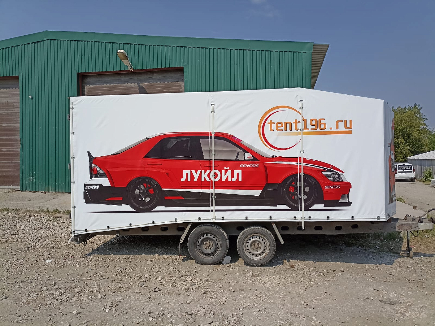 Тенты на легковые прицепы